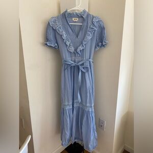 zadig & voltaire | ronelo ruffle dress | XS | EUC